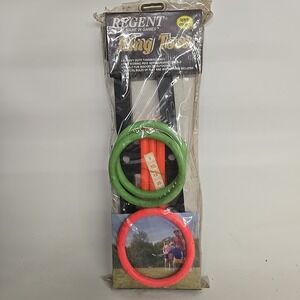 Regent Ring Toss Game w/ Heavy Duty Throwing Rings NIP